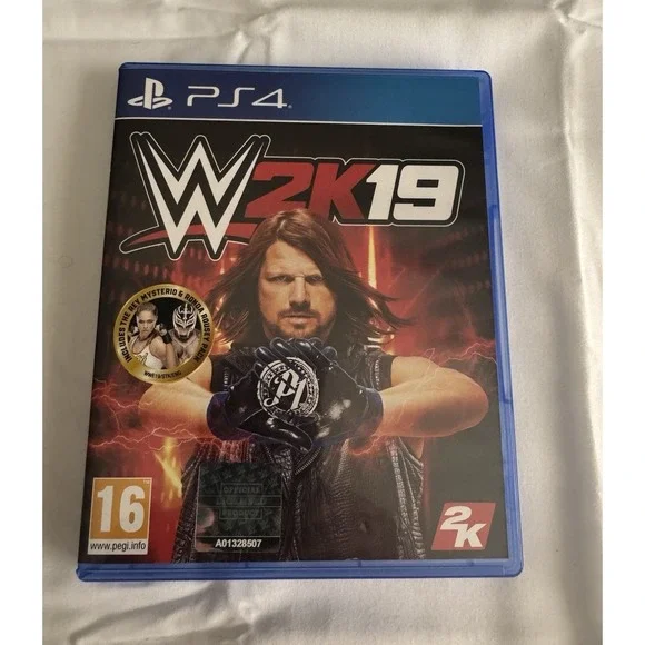 WWE 2K19 PS4 Complete Tested PlayStation 4 AJ Styles Wrestling