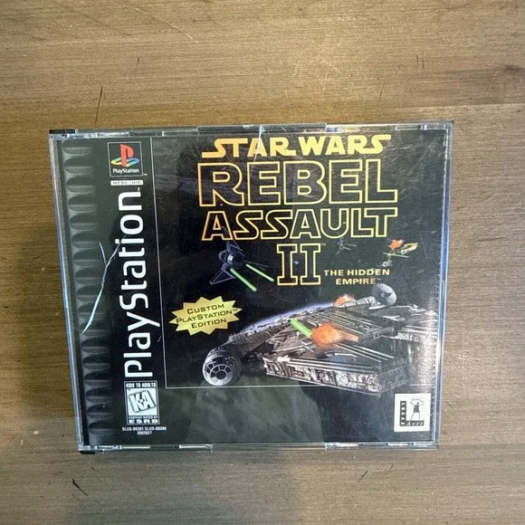 Star‎ Wars Rebel Assault II  (PlayStation 1 PS1) Black Label