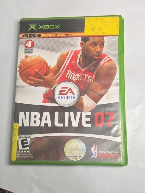 NBA Live 07 (Microsoft Xbox, 2006) No Manual - Tested Working