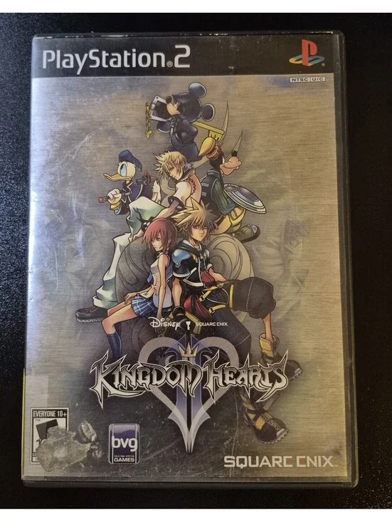 Kingdom Hearts II Sony PlayStation 2 PS2 2006 Complete Black Label Disney RPG