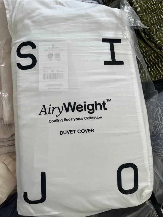 AiryWeight White Cooling Eucalyptus Duvet Cover