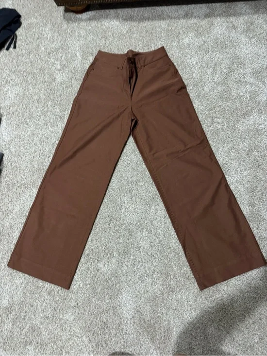 lululemon athletica Brown Wide-Leg Trousers Women’s