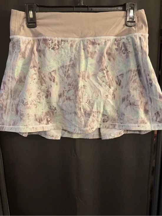 lululemon athletica Lavender and Beige Abstract Skater Skirt