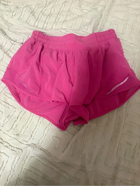 lululemon athletica Bright Pink Running Shorts