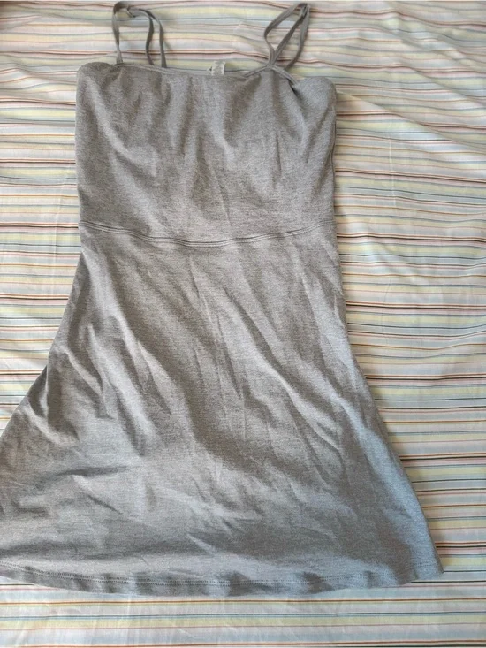 ALO Yoga Gray Courtside Tennis Dress