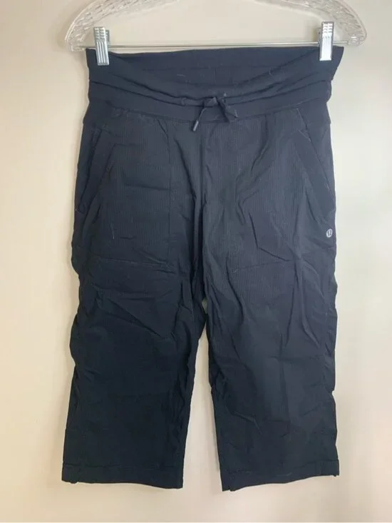 Lululemon Black Studio Capri Pant 6