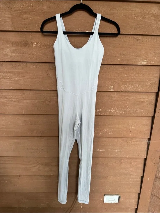 lululemon athletica light gray bodysuit size 2