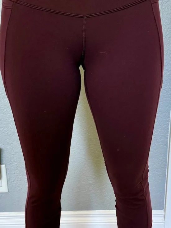 Lululemon athletica Maroon Leggings