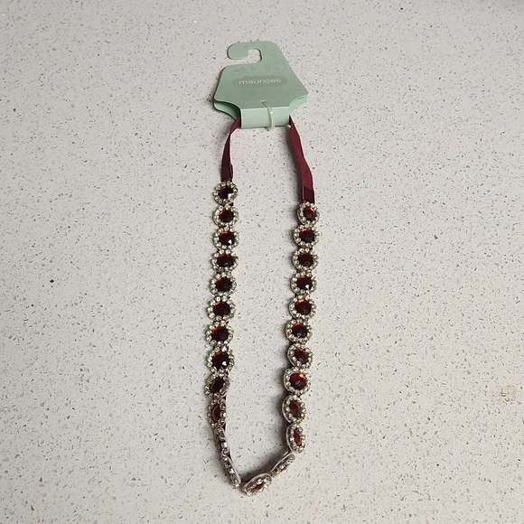 Maurices NWT Reddish Bling Fashion Stretch Fashion Headband.