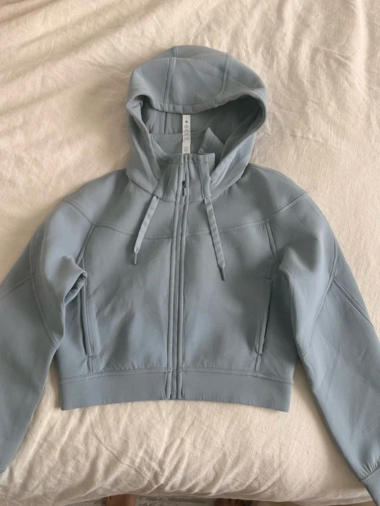 lululemon athletica Light Blue Zip Hoodie