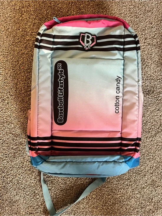 Baseball Lifestyle 101 B101 Backpack Cotton Candy