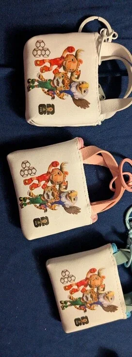 3 New Kids FIFA  Mini Purse Keychain