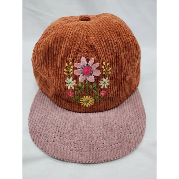 Natural Life Corduroy Flower Hat