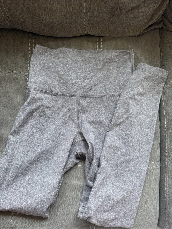 lululemon athletica Heathered Gray High-Rise Leggings