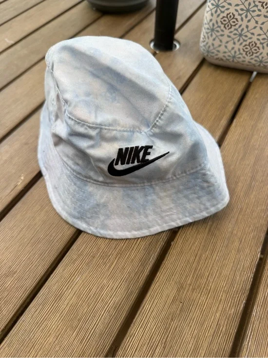 Nike Infant Light Blue Tie Dye Bucket Hat UPF 40+ Sun Hat