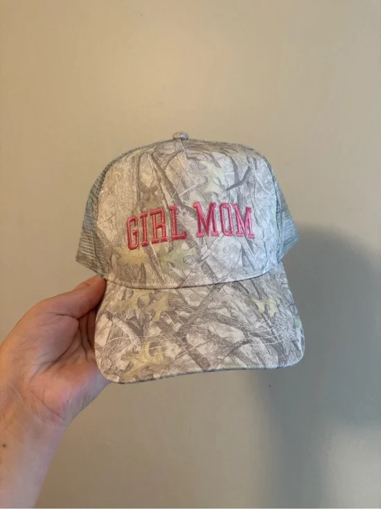 Altard State Girl Mom Pink Embroidered Camo Cap