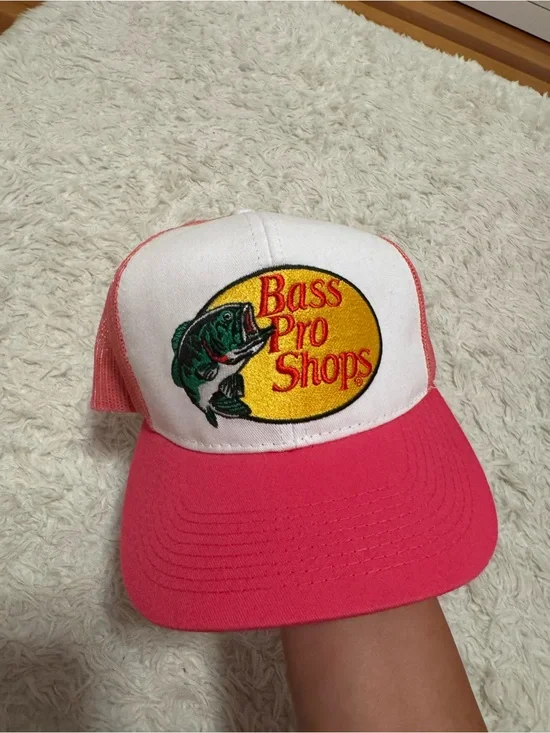 Bass Pro Shop pink Trucker Hat
