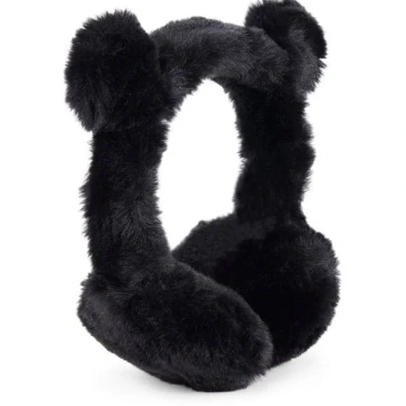 Ugg Faux Fur Animal Ears Kids Earmuffs New With Tags In Box