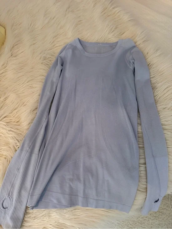 lululemon athletica Light Purple Long Sleeve Top