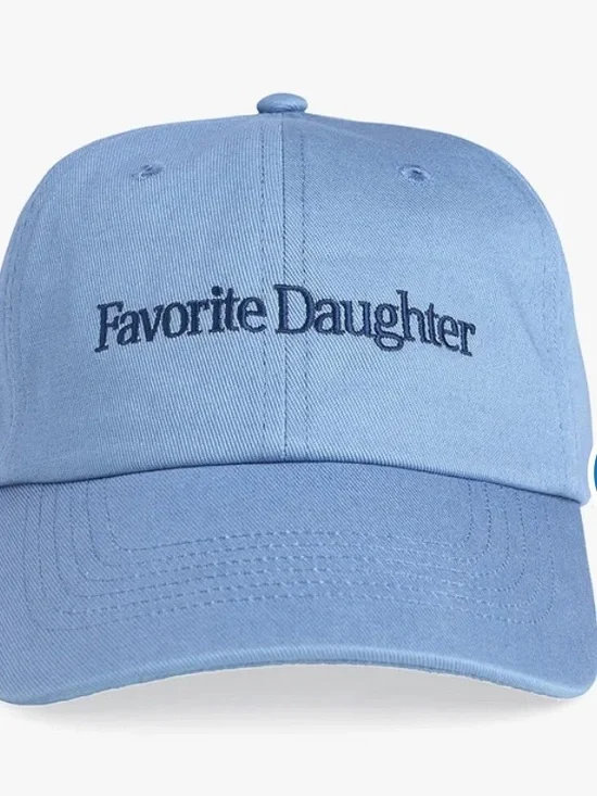 Favorite Daughter Baby Blue Kids Cap with Navy Embroidery