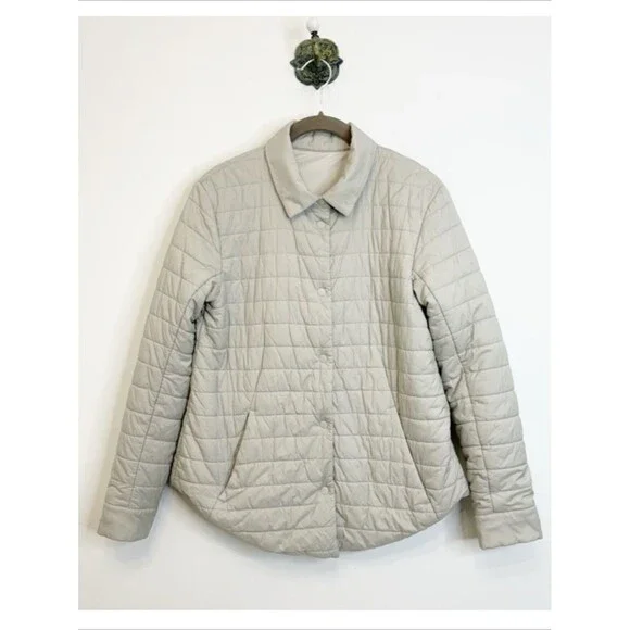Lululemon Switch Please Shacket Jacket Silverstone Glyde PrimaLoft Womens Size 4