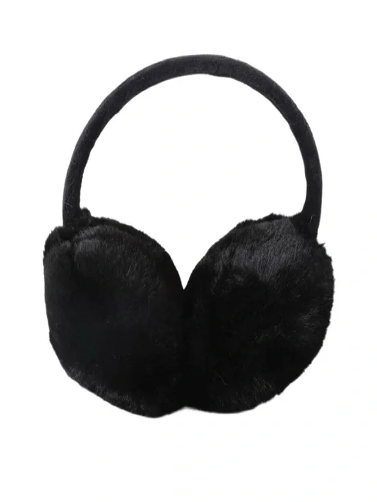 WOMEN'S Black Earmuffs One Size New Without Tags