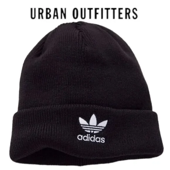 NEW Adidas Originals Women’s Trefoil Black Hat Cap Beanie