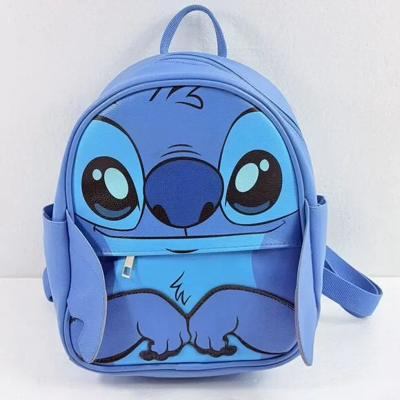 Lilo & Stitch Disney Theme Park Backpack Faux Leather Mini Purse Shoulder Straps