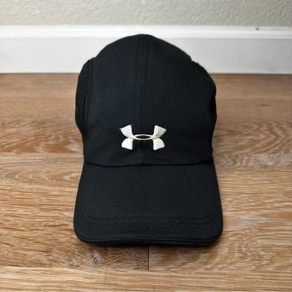 Under Armour Embroidered Black Women's Athletic Cap Hat, OS