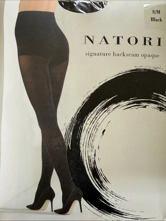 Natori Signature Backseam Opaque Tights