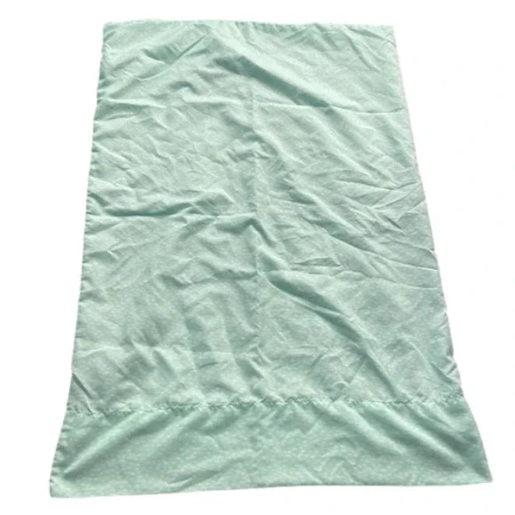 Mint Green Pillowcase with white detailing