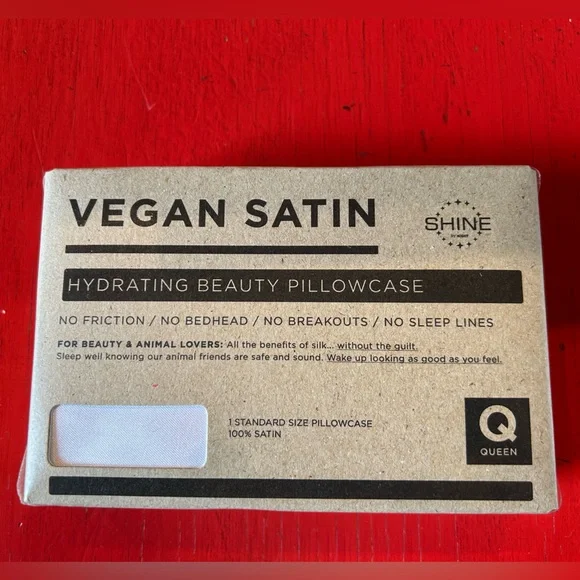 Vegan Satin Silk Standard Queen Size Pillowcase