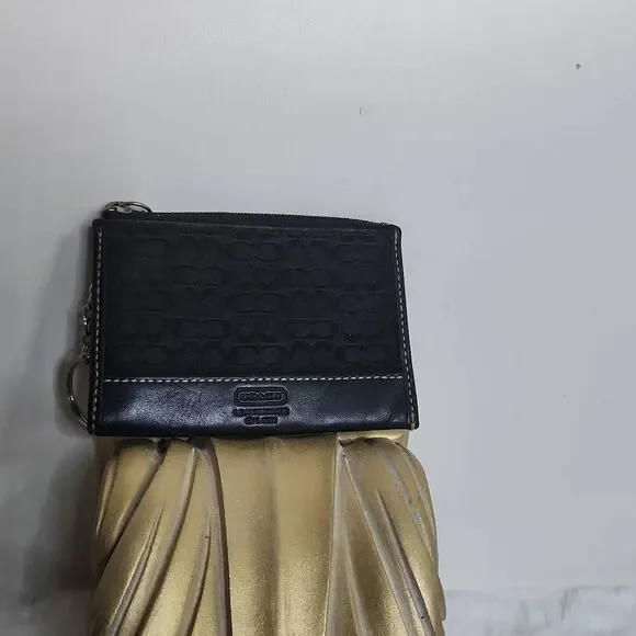 Coach Vintage Signature C Jacquard Coin Purse Wallet