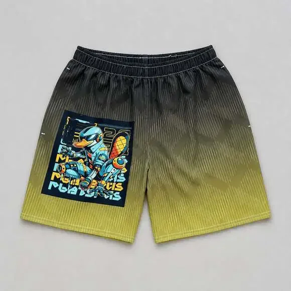 FNKY FRSH Boys Graphic Print Mech swimwear Cyber Platypus Design
