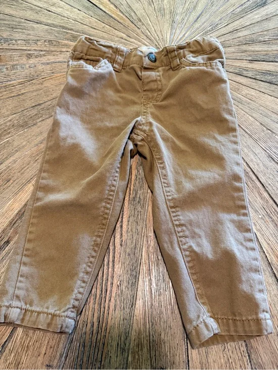 Weatherproof kids boys khaki brown outdoor pants 18 months