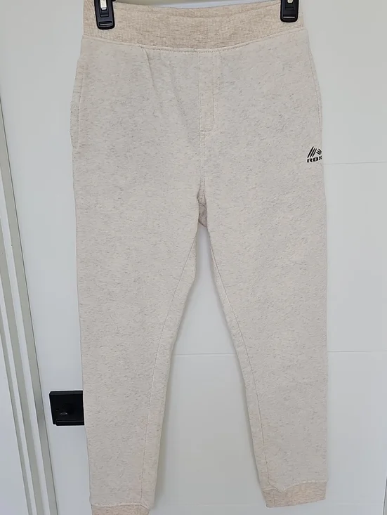 RBX Cream/Beige Sweatpants Kids Sz L 14/16
