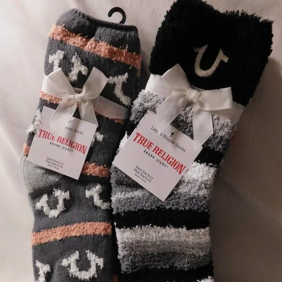 True Religion Slipper Ladies Socks Six Pairs