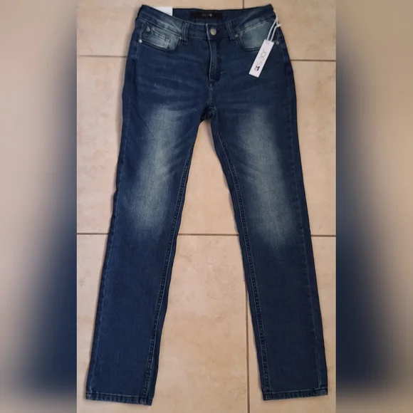 Joe's Dark Wash Jeans Straight Leg Brixton Faded Teen Boy Kids 14 NEW