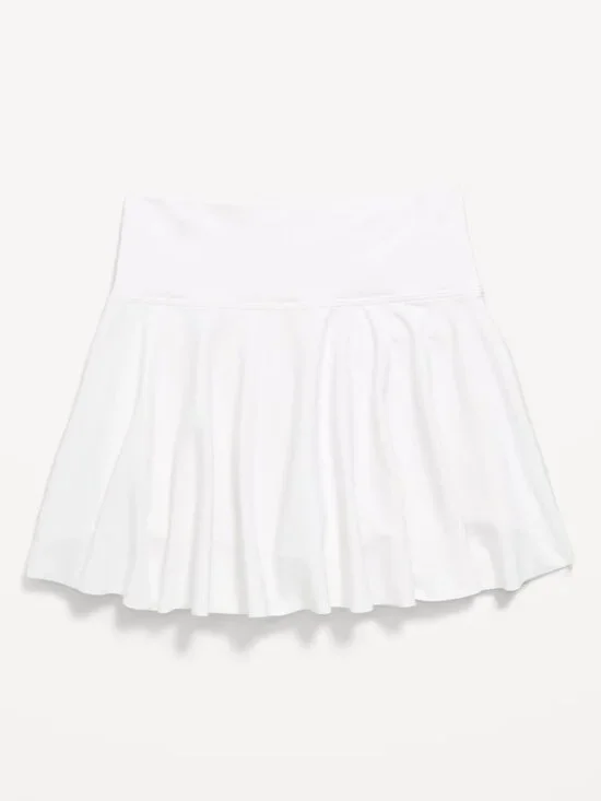 Old Navy Girl’s PowerSoft Active-Wear High-Waist Skort (Calla Lilies Off White)