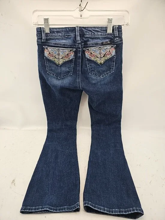 Miss Me Girls' Embroidered Jeans