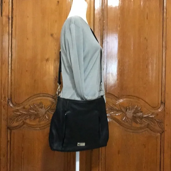 Michael Kors Black Leather Tote Bag