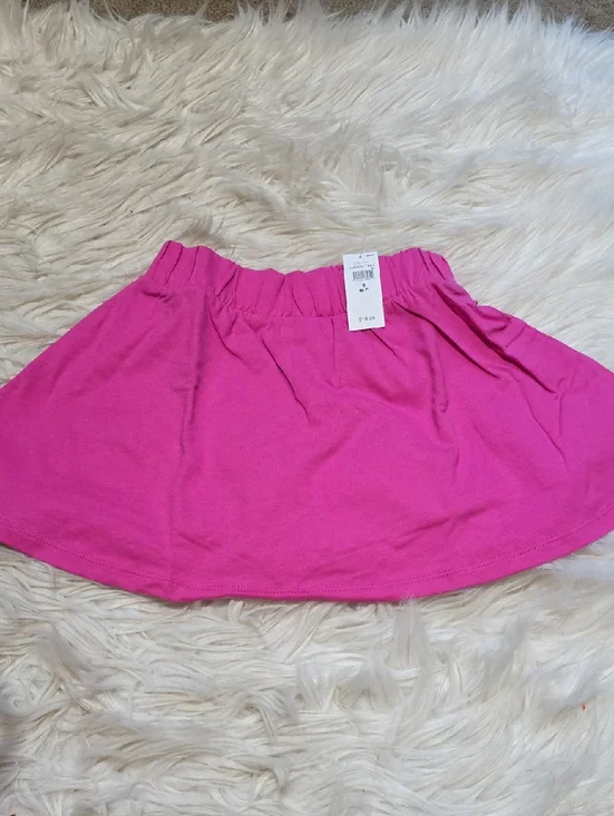 NWT GAP Girls Pink Pull On Jersey Skort - Small 6/7