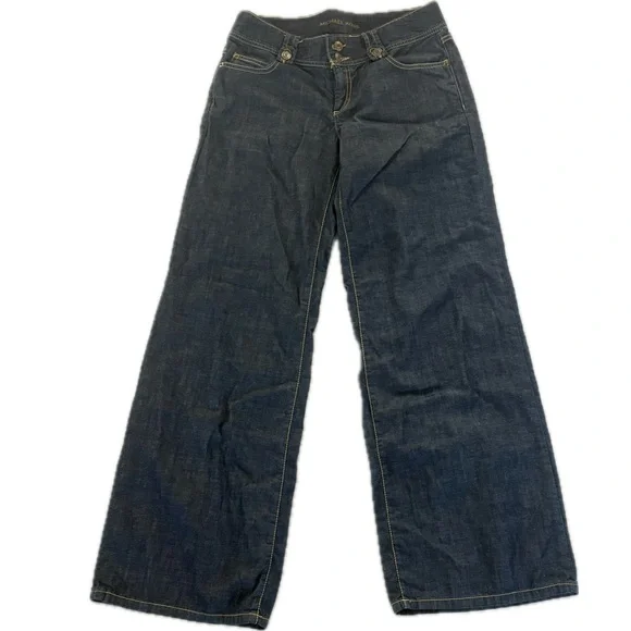 Michael Kors | Dark Blue Wide Leg Jeans | Sz 8| Very Good Condition