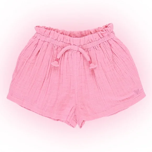 Pink Chicken “Theodore” Cotton Drawstring Waist Pink Shorts