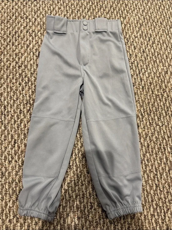 Rawlings Gray Kids Baseball Jogger Pants