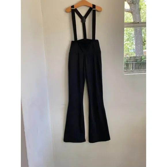 Balera black Pants with Suspenders - LC