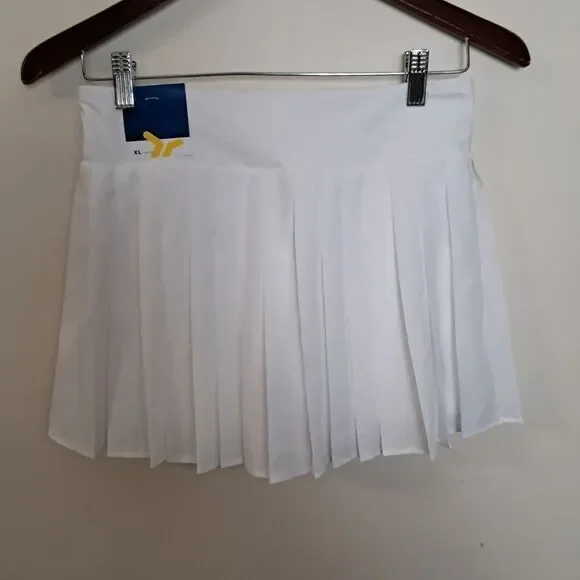 Old Navy High-Waisted Pleated Performance Skort for Girls White NWT Large 14-16