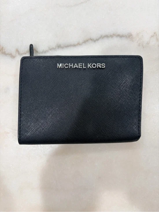 Michael Kors Black Wallet with removable card holder