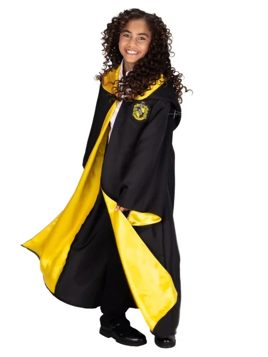 Harry Potter Iconic Dress Up Pretend and Play Hufflepuff Robe for Child Ages 10+