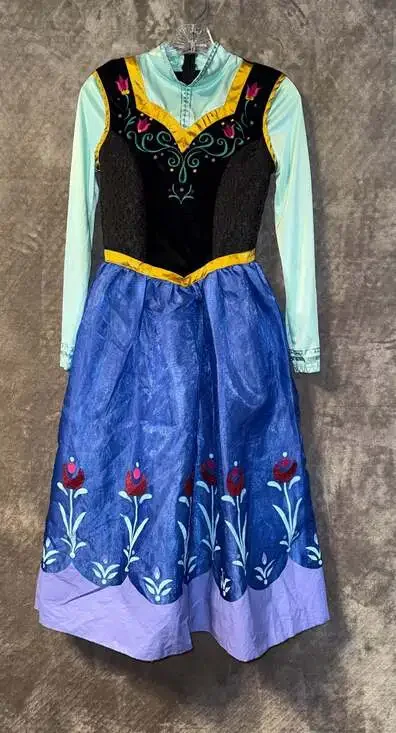 Disney Frozen Girls Anna Coronation Dress Costume